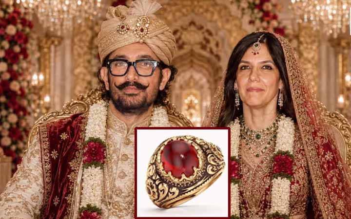 আমির-গৌরীর বিয়ের আংটিটি ছিল ‘অক্সব্লাড’ দিয়ে তৈরী