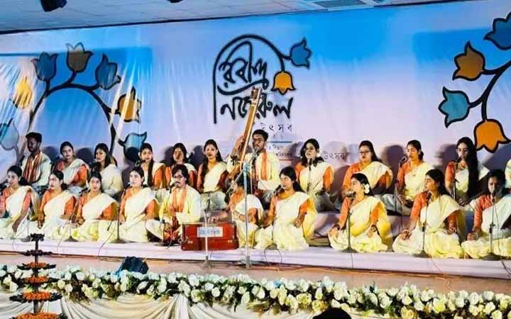 জবিতে শুরু হলো দুই দিনব্যাপী ‘রবীন্দ্র-নজরুল উৎসব’