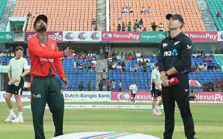 প্রথম টি-টোয়েন্টিতে টস জিতে ফিল্ডিংয়ের বাংলাদেশ