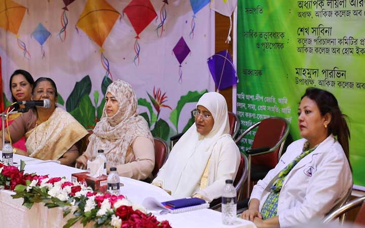 আকিজ কলেজ অব হোম ইকনমিক্স এর ৩য় ব্যাচের নবীন বরণ