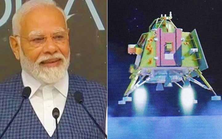 চাঁদের ২টি জায়গার নামকরণ করলেন নরেন্দ্র মোদি