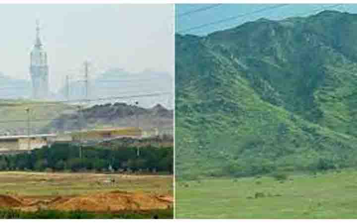 পবিত্র নগরী মক্কা সবুজে ছেয়ে যাচ্ছে