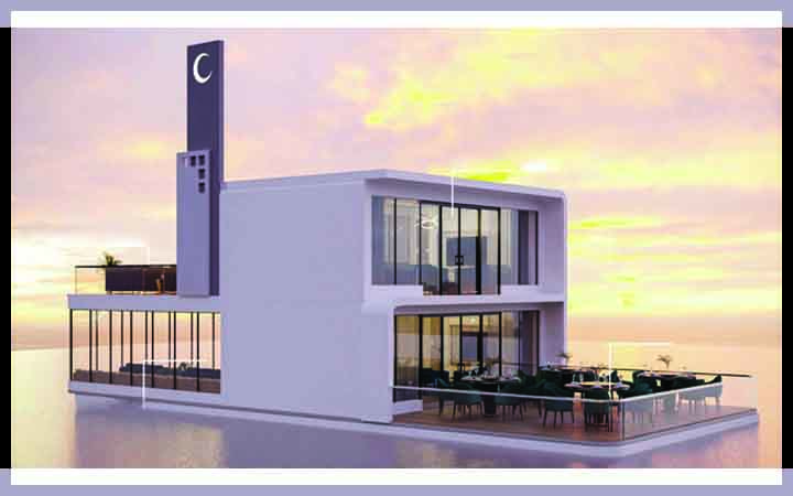 বিশ্বে প্রথম পানির নিচে তৈরি হচ্ছে মসজিদ