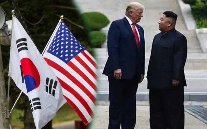 দ. কোরিয়ার সঙ্গে শান্তি প্রতিষ্ঠায় ট্রাম্পের সাহায্য চায় দ. কোরিয়া