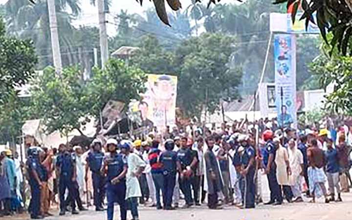 নান্দাইলে আওয়ামী লীগের দুই পক্ষের সংঘর্ষ : আহত ২০০