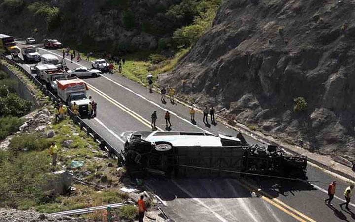 মেক্সিকোতে ভয়াবহ সড়ক দুর্ঘটনা; নিহত ১৬