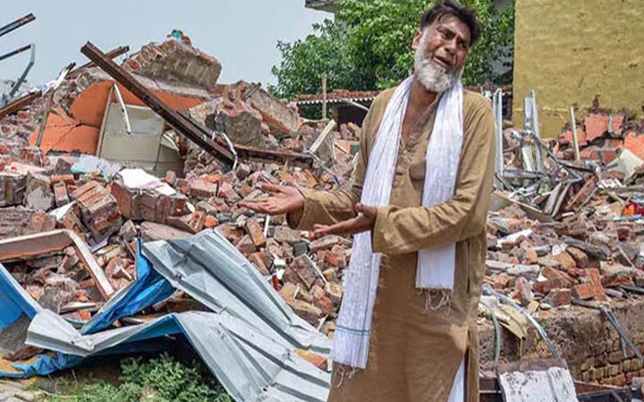 সহিংসতার পর মুসলিমদের ভবন গুঁড়িয়ে দিচ্ছে হরিয়ানা সরকার