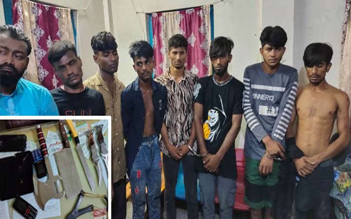 টঙ্গীতে ট্রেনে ছিনতাই; গ্রেফতার ৯