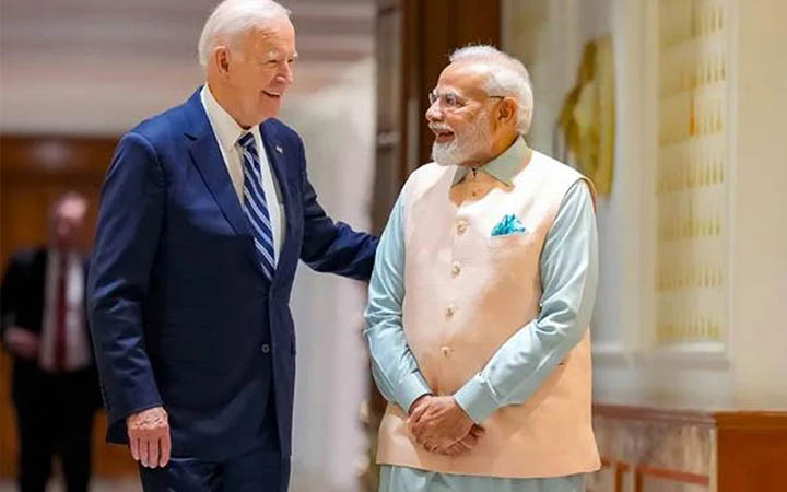 বিশ্বের মঙ্গলের জন্য আমাদের বন্ধুত্ব জরুরি : বাইডেনকে মোদি