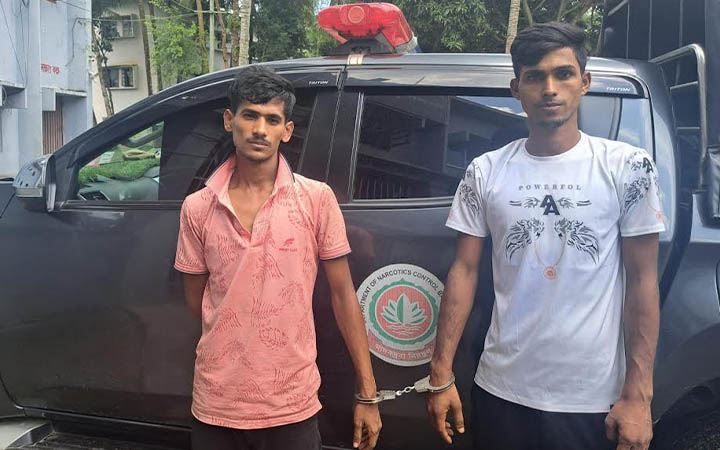 ইয়াবা সেবনের দায়ে ২ তরুণের কারাদন্ড