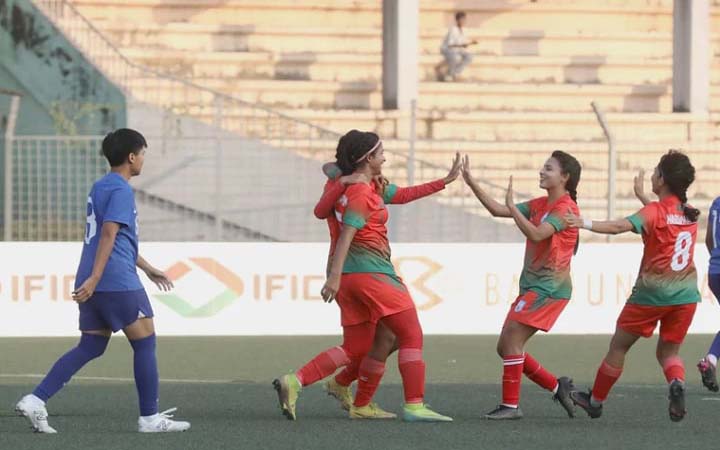 সিঙ্গাপুরকে উড়িয়ে দুর্দান্ত জয় বাংলাদেশের
