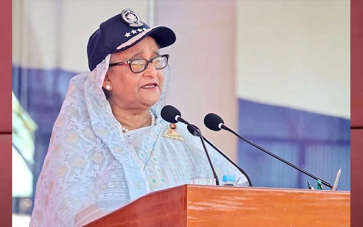 পুলিশ বাহিনীকে মানুষের সেবায় আমরা গড়ে তুলছি: প্রধানমন্ত্রী
