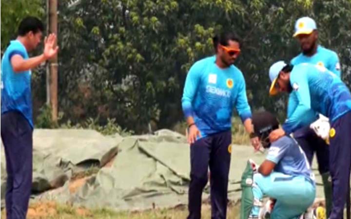 তাসকিনের বলে মাথায় আঘাত পেয়ে হাসপাতালে আল-আমিন