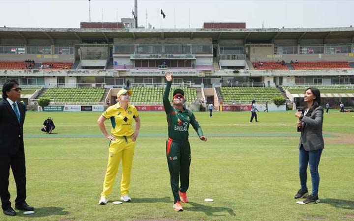 টস জিতে ব্যাটিংয়ে বাংলাদেশ