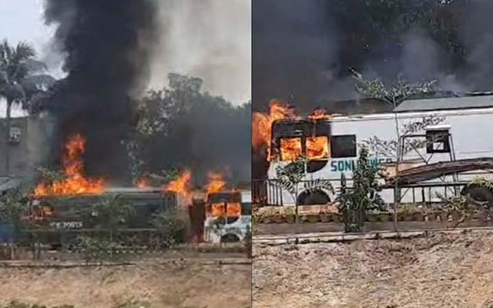 ‘সারেগামাপা’র শুটিং সেটে আগুন