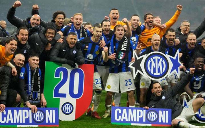 এসি মিলানকে হারিয়ে পাঁচ ম্যাচ আগেই চ্যাম্পিয়ন ইন্টার