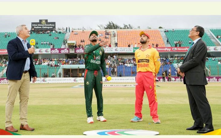 টস জিতে ফিল্ডিংয়ে টাইগাররা, অভিষেক তানজিদের