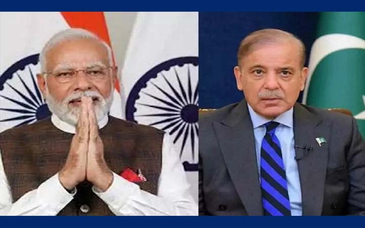 এক সপ্তাহ পর মোদিকে শাহবাজের শুভেচ্ছা