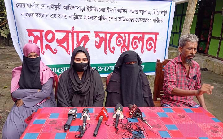 নারী ইউপি সদস্যের বিরুদ্ধে প্রবাসীর বসতঘরে হামলা ও মিথ্যা মামলায় হয়রানির অভিযোগ