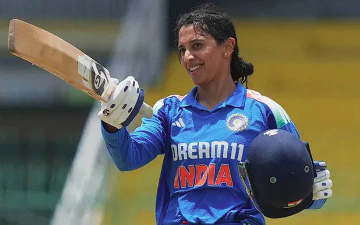 ইতিহাস গড়লেন স্মৃতি মান্ধানা