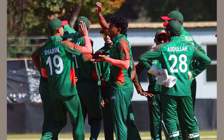 আফগানিস্তান সিরিজের জন্য বাংলাদেশের যুবাদের দল ঘোষণা
