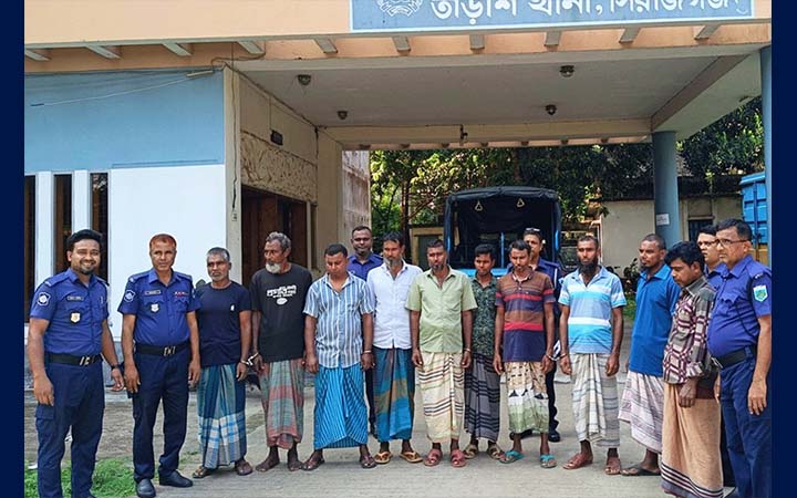 জমি নিয়ে বিরোধে একই পরিবারের ৯ জন কারাগারে