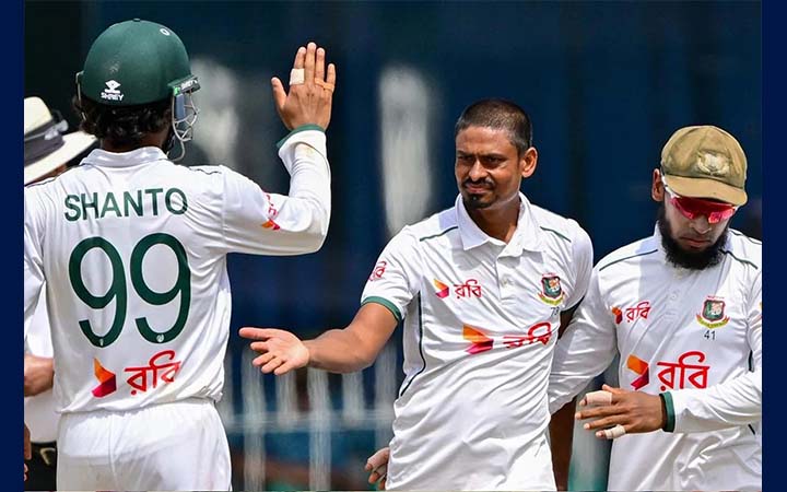 ফলোঅন না করিয়ে ফের ব্যাটিংয়ে বাংলাদেশ