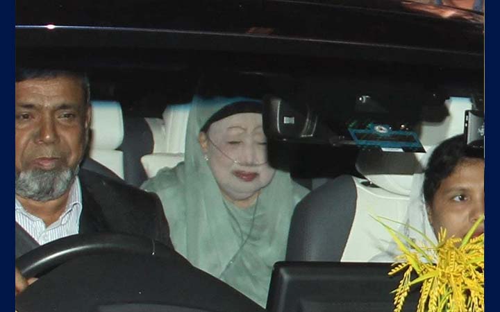 স্বাস্থ্য পরীক্ষার জন্য হাসপাতালে খালেদা জিয়া