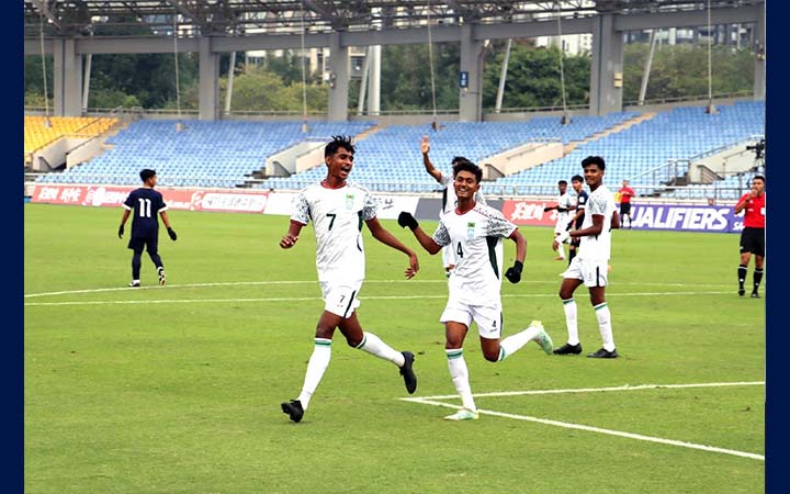 ব্রুনাইকে ৮ গোলে উড়িয়ে দিল বাংলাদেশ