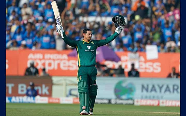 ডি ককের সেঞ্চুরির পরও ২৭০ রানে থামল দক্ষিণ আফ্রিকা