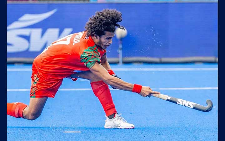 আমিরুলের হ্যাটট্রিক হকি বিশ্বকাপে জয় পেল বাংলাদেশ