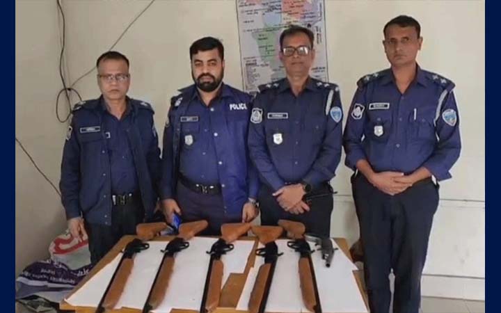 বেগমগঞ্জে কবরস্থান থেকে ছয়টি আগ্নেয়াস্ত্র উদ্ধার