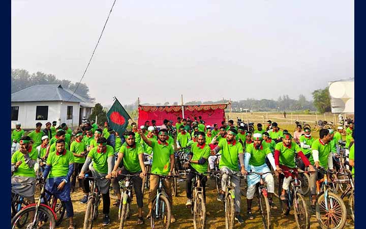 নোয়াখালীতে বিজয় দিবসে ছাত্রশিবিরের সাইকেল র‌্যালি