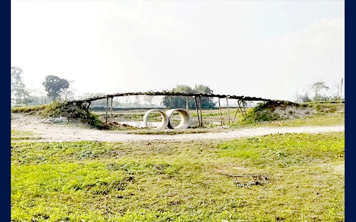 বিজিবির বাধায় নির্মাণাধীন রিং ব্রিজ রেখে সরে গেল বিএসএফ