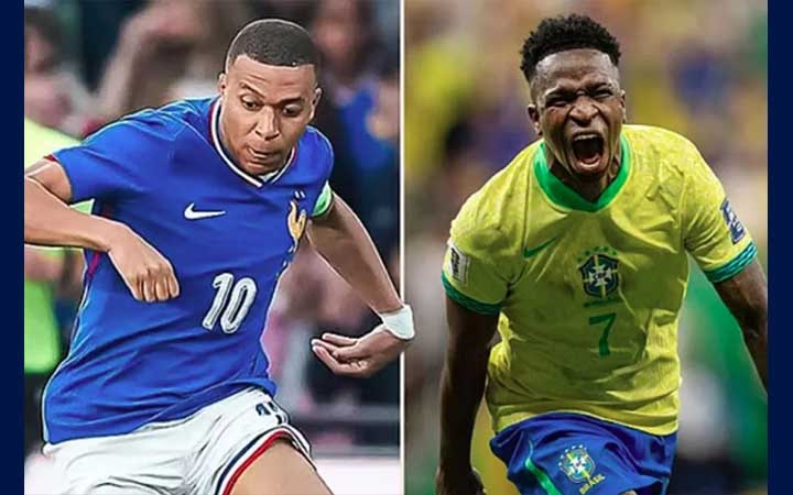 বিশ্বকাপের আগে মুখোমুখি ব্রাজিল-ফ্রান্স, জেনে নিন সময়সূচি