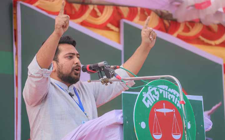 বাংলাদেশে আর কখনো দিল্লির দাদাগিরি চলবে না - নাহিদ ইসলাম