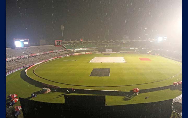 বৃষ্টির জন্য বন্ধ খেলা