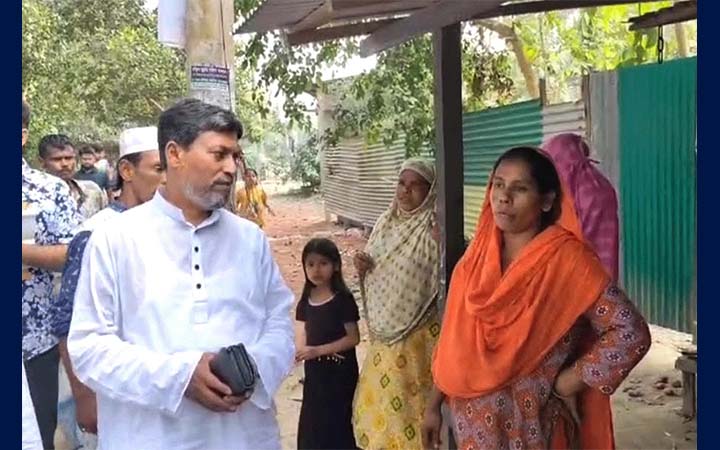 মাদারীপুরের সহিংসতা: ক্ষতিগ্রস্ত এলাকা পরিদর্শনে নবনির্বাচিত এমপি