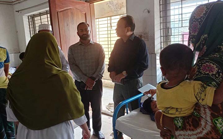 রাজবাড়ীতে ৫ জন হামে আক্রান্ত