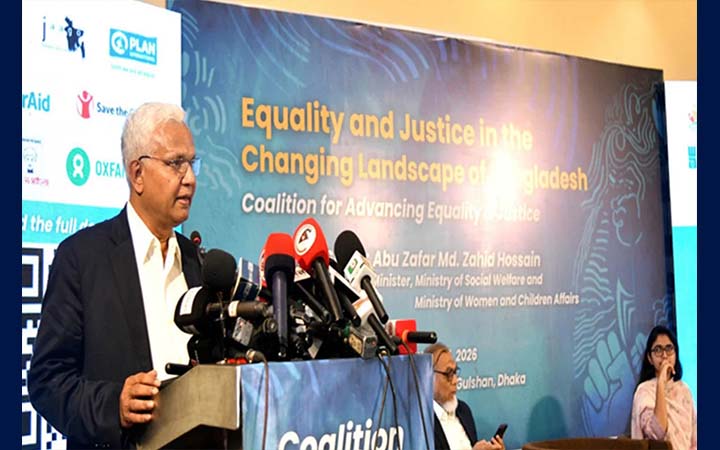 নারী ও শিশু নির্যাতন প্রতিরোধে জিরো টলারেন্স নীতি সরকারের : সমাজকল্যাণ মন্ত্রী