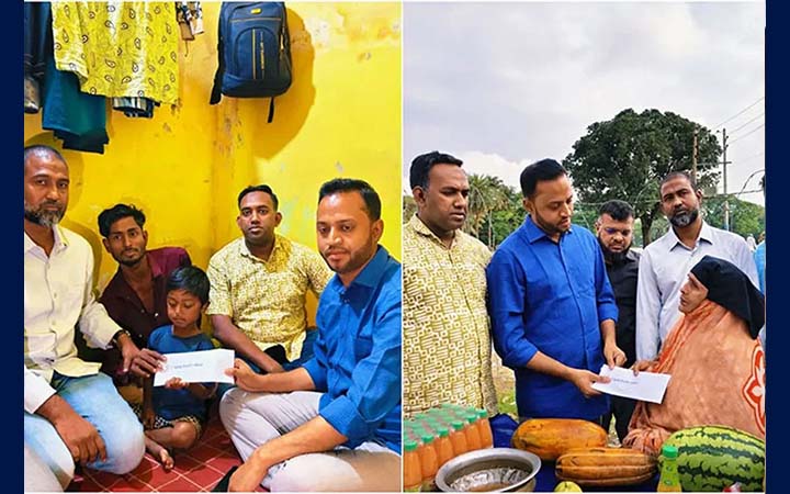 শিশু রাতুল ও পানি বিক্রেতা বৃদ্ধা শাহানুরের পাশে দাঁড়ালেন প্রধানমন্ত্রী