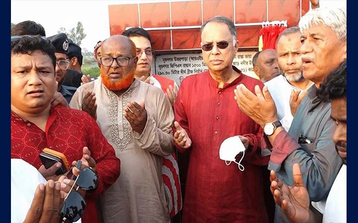 সিরাজগঞ্জে ৩৪ কোটি টাকা ব্যয়ে নির্মিত সেতুর কাজের উদ্বোধন