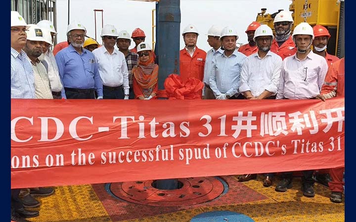 তিতাসে দেশের ইতিহাসে প্রথম গভীর কূপ খনন, দিনে মিলবে ১৫ মিলিয়ন ঘনফুট গ্যাস