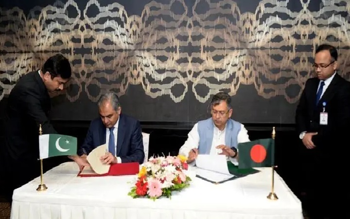 মাদকপাচার রোধে বাংলাদেশ-পাকিস্তানের সমঝোতা স্বাক্ষর