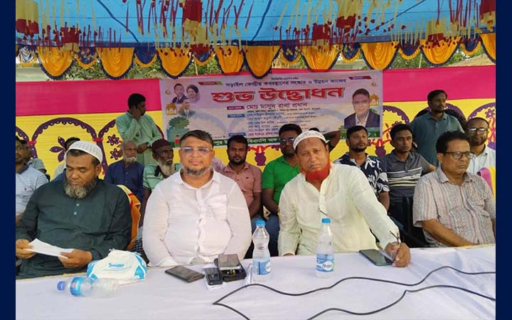 পাঁচবিবিতে সড়াইল কেন্দ্রীয় কবরস্থানের উন্নয়নকাজ উদ্বোধন