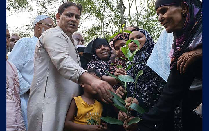 পানির পাশাপাশি গাছও আমাদের বাঁচার জন্য অপরিহার্য: এমপি খোকন