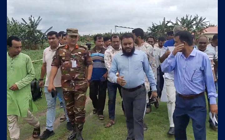 ঝিনাইদহে বিকেএসপির আঞ্চলিক ক্যাম্পাসের সম্ভাব্য স্থান পরিদর্শন