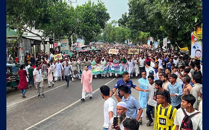 বিএনপির প্রতিষ্ঠাবার্ষিকী উপলক্ষে নান্দাইলে বর্ণাঢ্য র‌্যালি