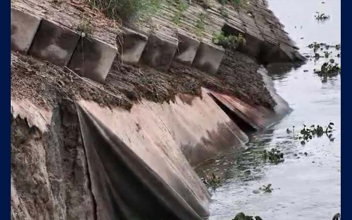 কুড়িগ্রামে ব্রহ্মপুত্রের তীররক্ষা বাঁধে ফের ধস, আতঙ্কে এলাকাবাসী