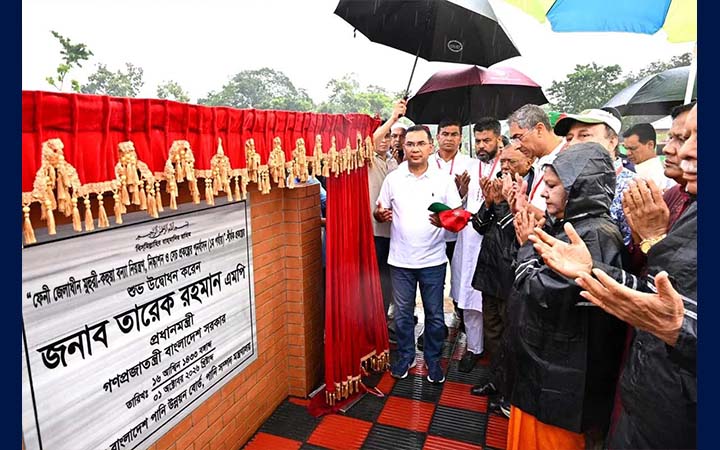 ফেনীর ‘মহুয়া-কহুয়া’ সেচ প্রকল্পের উদ্বোধন করলেন প্রধানমন্ত্রী